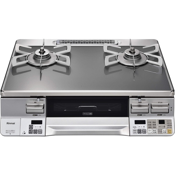 Rinnai RTE65VAGPA-GR-LP ラクシエプライム [ガスコンロ (プロパンガス用・2口・右強火力・59cm)]｜XPRICE店