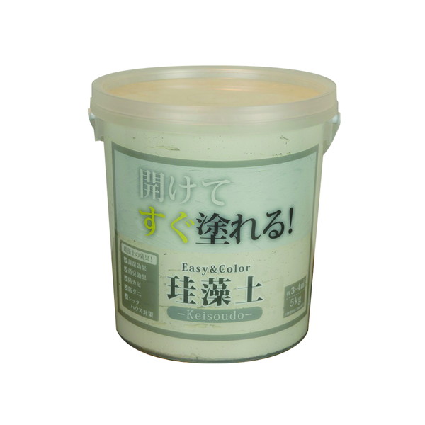 ワンウィル EASY&COLOR珪藻土5KG オフホワイト