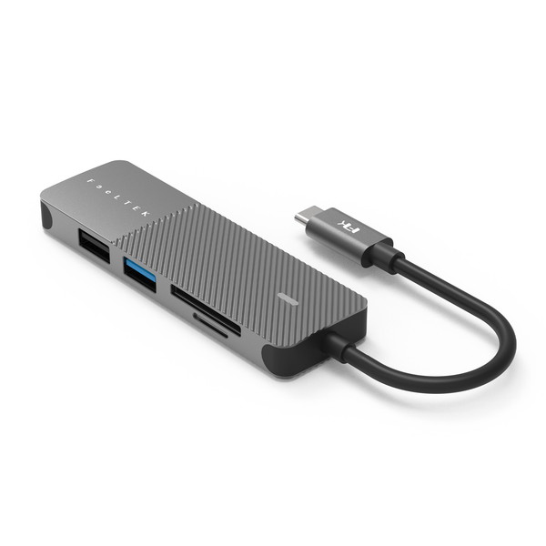 Feeltek HCM005AP2F [ドッキングステーション (USB-C オス→メス カードスロットx2 / HDMI / USB-Ax2)]