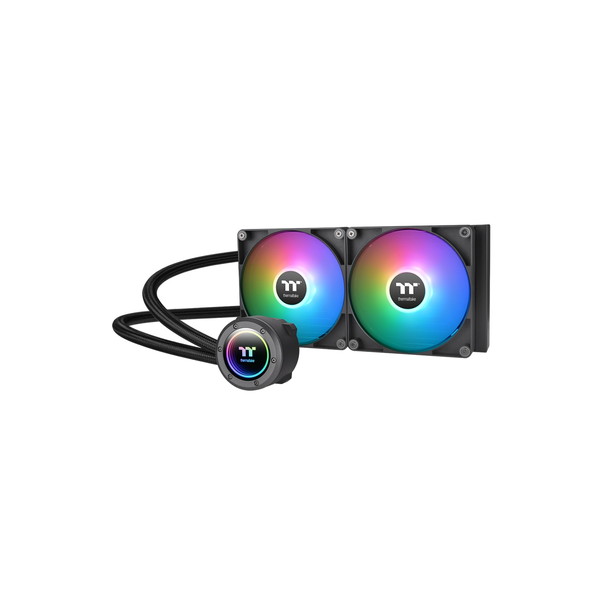 Thermaltake CL-W375-PL14SW-A ブラック TH280 ARGB Sync V2 CPU Liquid Cooler [CPUクーラー] 【KK9N0D18P】