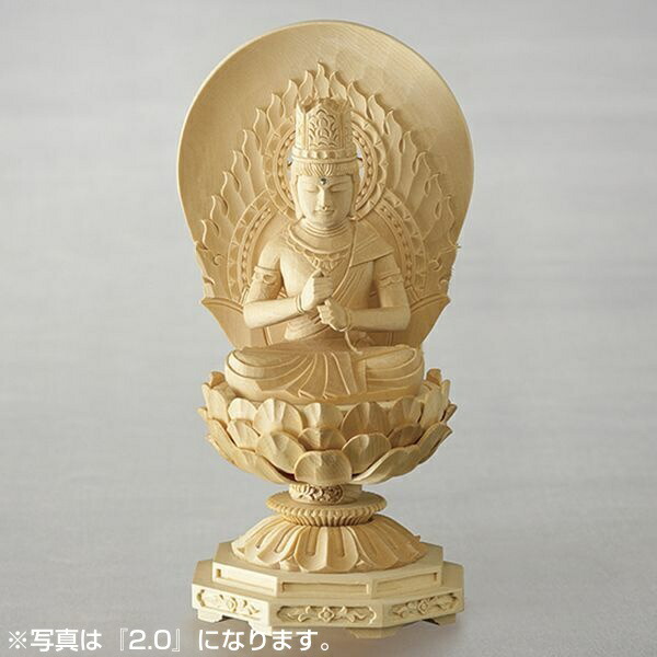 ALTE MEISTER 八角台座 丸光背 大日如来 1.8 桧 仏像 木彫 仏壇 仏具 真言宗 座像