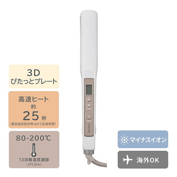 TESCOM TS460A-W ホワイト [ストレートアイロン]