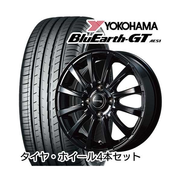 YOKOHAMA 155/65R14 TOPY アザーネ FB 4.50-14 YOKOHAMA ヨコハマ ブルーアース GT AE51 サマータイヤ ホイールセット メーカー直送｜XPRICE店