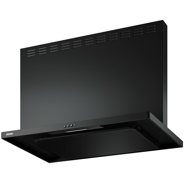 富士工業 ASR-3A-9026RSBK スモーキーブラック スタンダード [レンジフード 間口900mm 高さ600mm 右排気 前幕板付属・横幕板別売]
