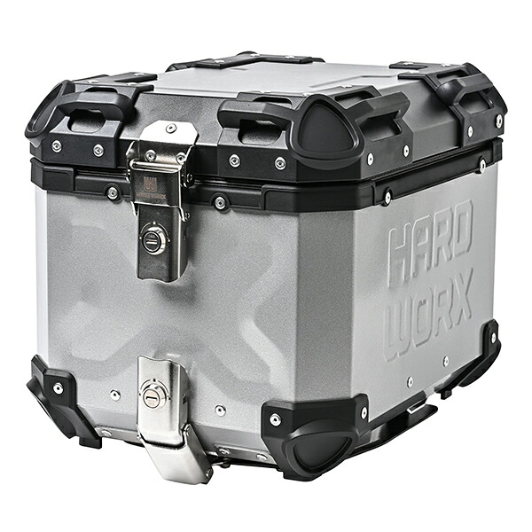 RIDEZ HXNE40 SV HARD WORX パニアトップケース SILVER 40L|XPRICE店