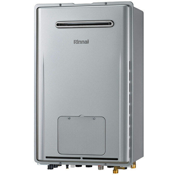Rinnai RUFH-E2408SAW2-3(A)-LP シャイニーシルバー エコジョーズ E SERIES オート [ガス給湯暖房用熱源機(プロパンガス用・床暖房/浴室暖房乾燥機・屋外壁掛・24号)]