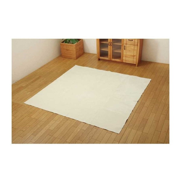 イケヒコ・コーポレーション 1280050141003 ラグ カーペット 4.5畳 洗える 無地 イーズ アイボリー 220&times;320cm メーカー直送｜XPRICE店