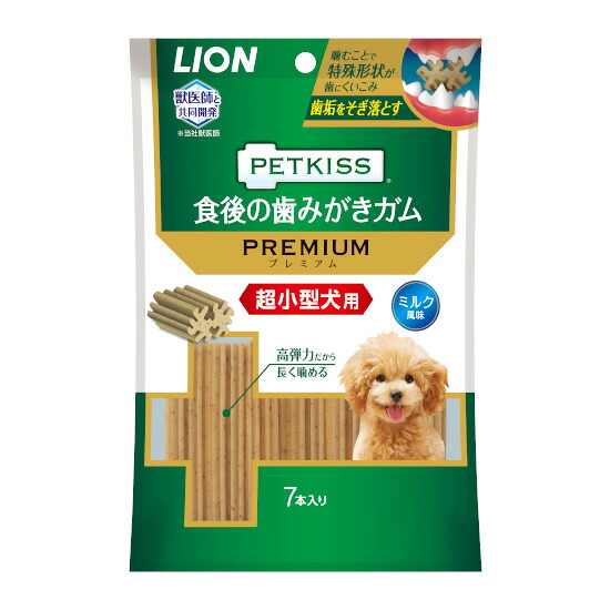 楽天市場 ライオン 食後の歯みがきガム プレミアム 超小型犬用 Petkiss Xprice楽天市場店