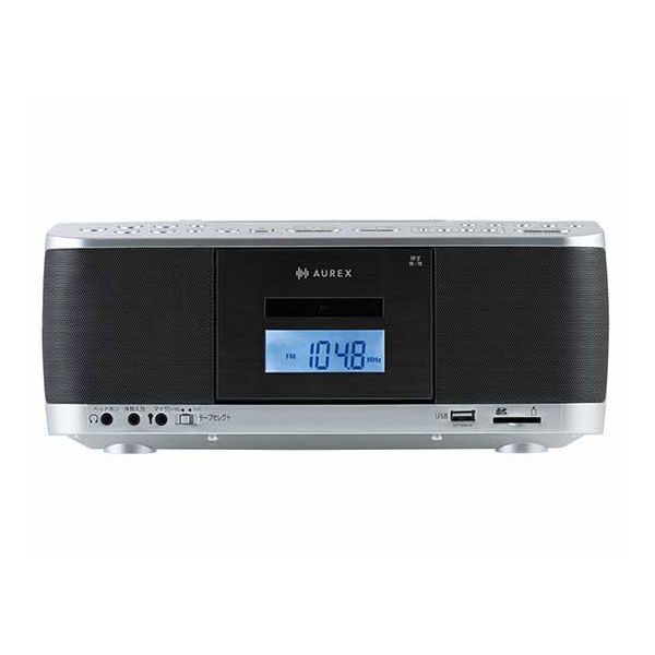 楽天市場】【SD32GB付き】東芝 CDラジカセ AUREX TY-CDX92(S) シルバー