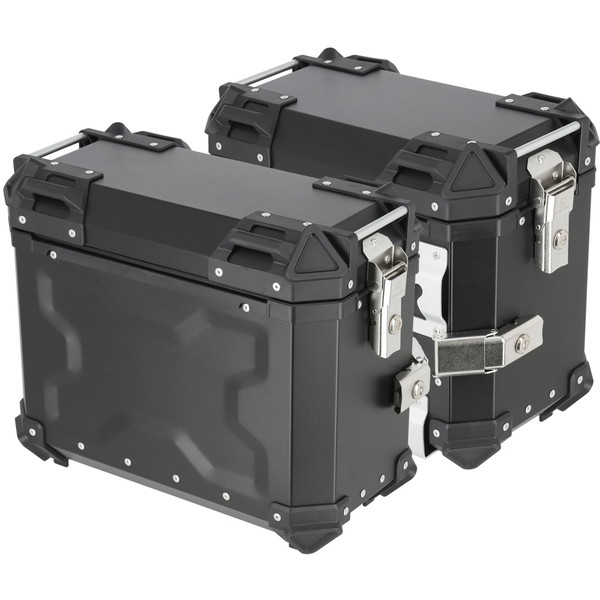 RIDEZ HXS38 BK HARD WORX パニアケース BLACK 38L 左右SET｜XPRICE店