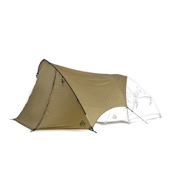 デイトナ D44223 neGla タープ 1人テント用 後付け MAEHIRO SHELTER フォレストカーキ