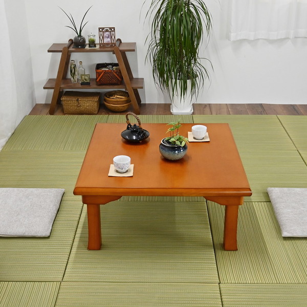 楽天市場】完成品 座卓 ちゃぶ台 幅75cm W75cm 四角 正方形 角型 座卓