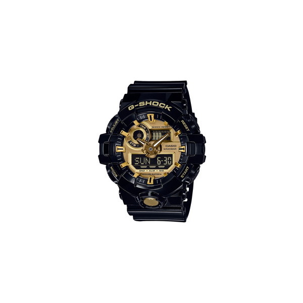 腕時計 時計 CASIO カシオ G-SHOCK メンズ GA-710GB-1AJF Gショック GSHOCK ジーショック ブラック 黒 ゴールド クォーツ ウォッチ 誕生日 新生活 父の日 クリスマス プレゼント ギフト GA710GB1AJF｜XPRICE店