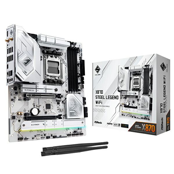 ASRock X870 Steel Legend WiFi [マザーボード] 【KK9N0D18P】｜XPRICE店