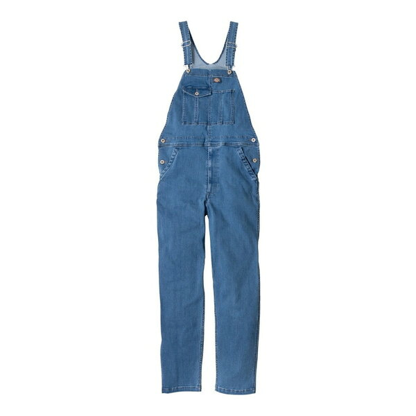 Dickies D689 ライトIND S ストレッチシルキーデニム [オーバーオール]