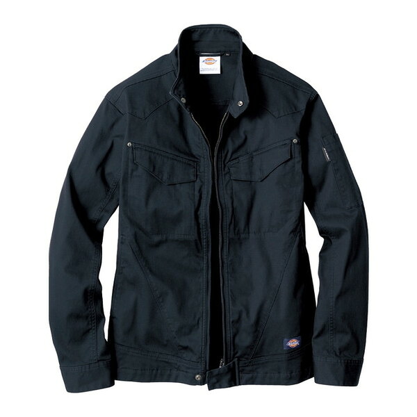 Dickies D2910 チャコール SS ストレッチヘリンボーン [ジャケット]
