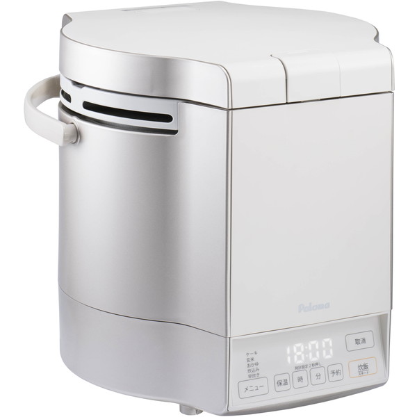 炊飯器 1升炊き パロマ Paloma PR-M18TV13A プレミアムシルバー×アイボリー 炊きわざ ガス炊飯器 都市ガス用 新生活 エクプラ特選|XPRICE店