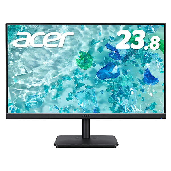 ACER V247YUEbmiipxv [Vero V7 (23.8型/2560×1440/HDMI 2.0×2、DisplayPort v1.2×1/ブラック/2W+2Wステレオスピーカー搭載/IPS/ゼロフレーム/3年センドバック保証）]