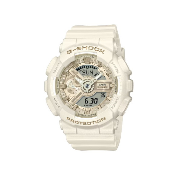 腕時計 時計 CASIO カシオ G-SHOCK レディース GMA-S110ST-7AJF Gショック GSHOCK ジーショック クォーツ ウォッチ ホワイト 白 誕生日 新生活 クリスマス 母の日 プレゼント ギフト GMAS110ST7AJF