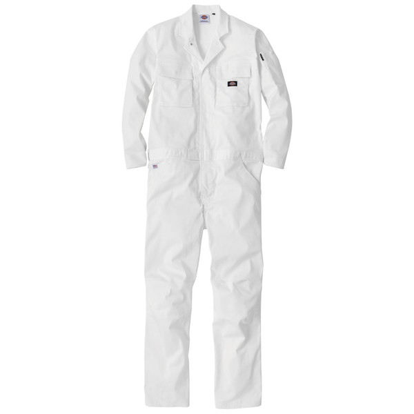Dickies D766 ホワイト 3L [T/Cストレッチツナギ]