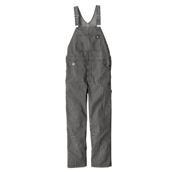 Dickies D719 ブラック XXL [ストレッチヒッコリーオーバーオール]
