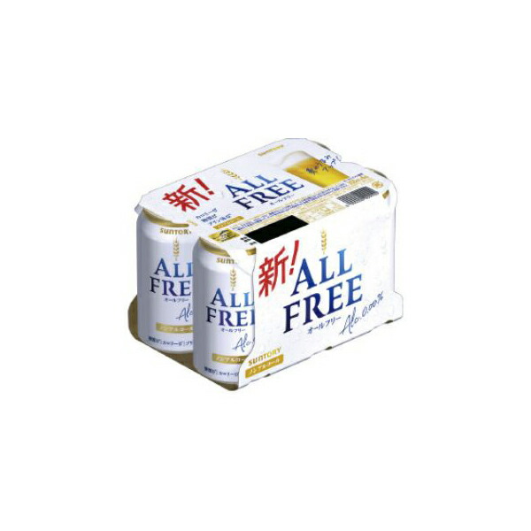 サントリー オールフリー 6缶 350×6 ×4 メーカー直送 ギフト プレゼント