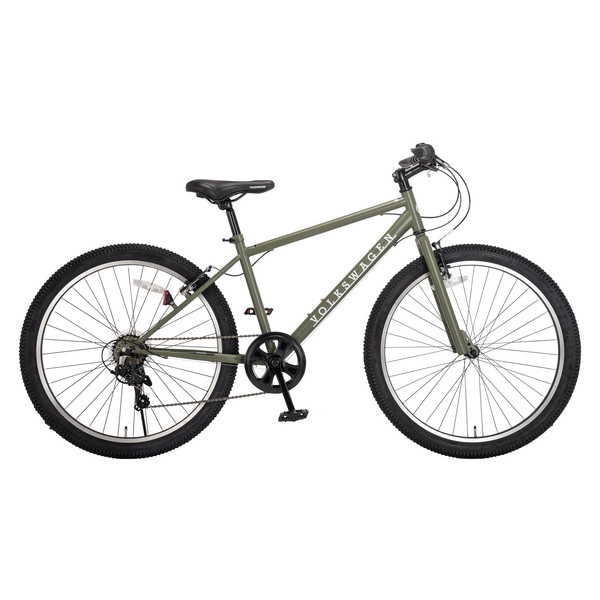 Volkswagen フォルクスワーゲン マウンテンバイク 26インチ VW-MTB267 マットカーキ 67380 7段変速 メーカー直送|XPRICE店
