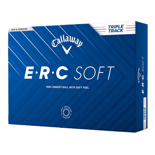 キャロウェイ ERC SOFT(イーアールシーソフト) ボール 2025年モデル ホワイト 1ダース(12個入り) 【日本正規品】