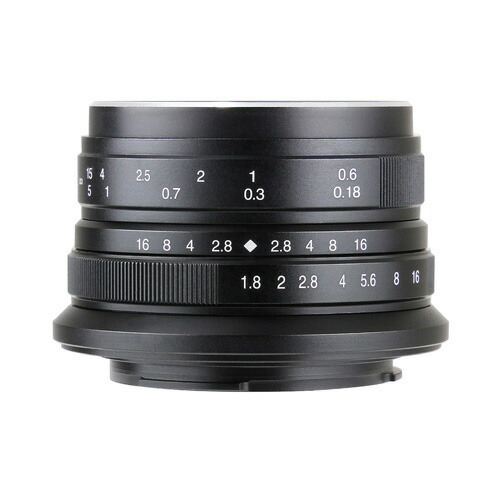 七工匠 7Artisans 25mm F1.8 ブラック フジフイルムX [ 交換レンズ ]