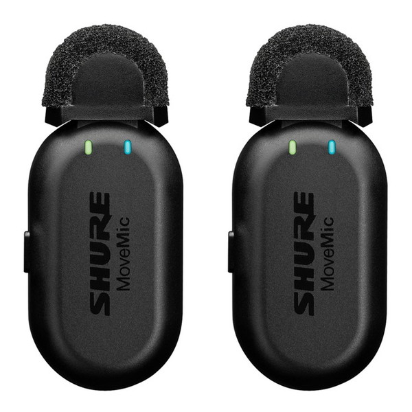 SHURE MV-TWO-KIT-J-Z6 MoveMic Two Kit [クリップオン・ワイヤレスマイクロホン 2本、専用受信機キット]