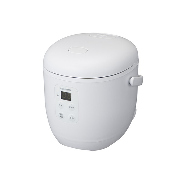 炊飯器 0.5合 1号 1.5合 コイズミ KSC1514W ホワイト ライスクッカー ミニ 0.5～1.5合 一人暮らし エクプラ特選