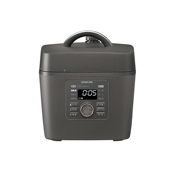 コイズミ KSC3503H グレー [マイコン電気圧力鍋 (1.6L)]