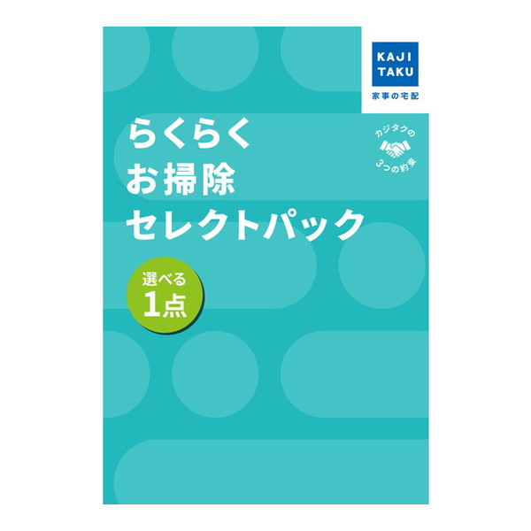 カジタク らくらくお掃除セレクトパック_お好きな1点 [チケット型家事代行サービス]｜XPRICE店