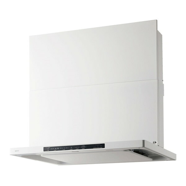 NORITZ NFG7S26MWH ホワイト Curara(クララ) [レンジフード (スリム型ノンフィルター・シロッコファン・幅75cm・コンロ連動)]｜XPRICE店