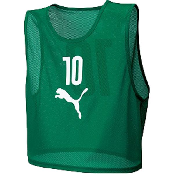 PUMA プーマ サッカーウエア ビブスセット 10枚組 パワー グリーン XXS 920604 02｜XPRICE店