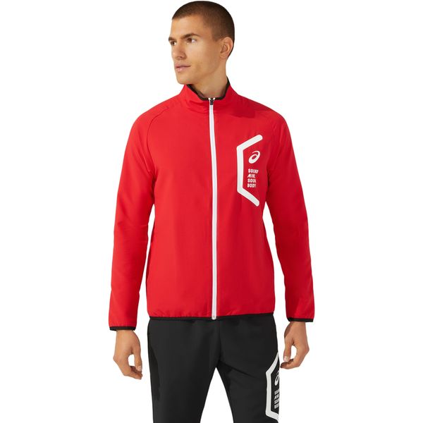 アシックス スポーツウエア TEAM HEX DRY CROSS JACKET CLASSIC RED XL 2031E052 600 6,160円