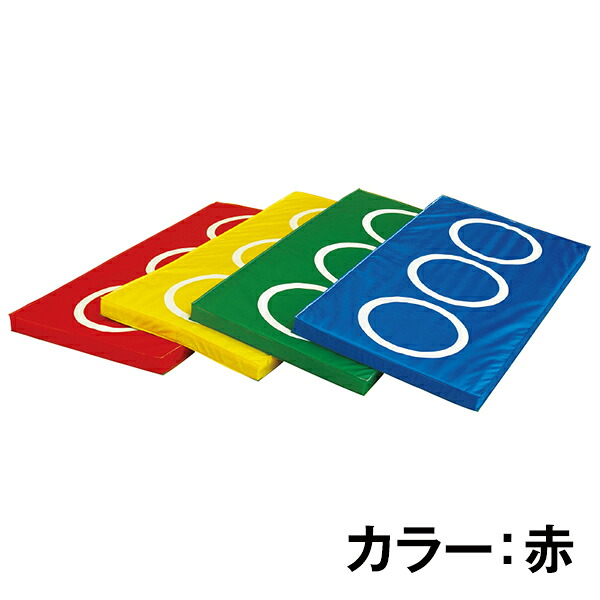 【法人限定】 EVERNEW エバニュー EKM451 100 ミニマルチマット 赤 メーカー直送