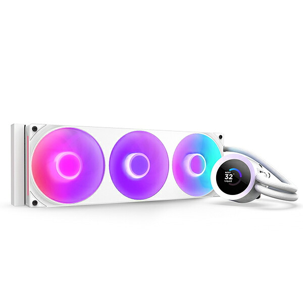 NZXT RL-KR360-W2 ホワイト Kraken Plus 360 RGB v2 [CPUクーラー] 【KK9N0D18P】