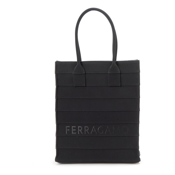 Ferragamo フェラガモ トートバッグ ブラック 黒 レディース 213986 765614 FERRAGAMO BEACHWEAR GROS TOTE BLACK ブランド 誕生日 新生活 クリスマス プレゼント ギフト 【並行輸入品】｜XPRICE店