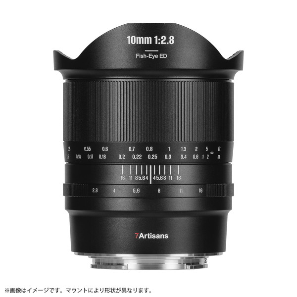 七工匠 7A-10F28II-R-B ブラック 7Artisans 10mm F2.8 II Fish-eye ED [単焦点レンズ (キヤノンRFマウント)]