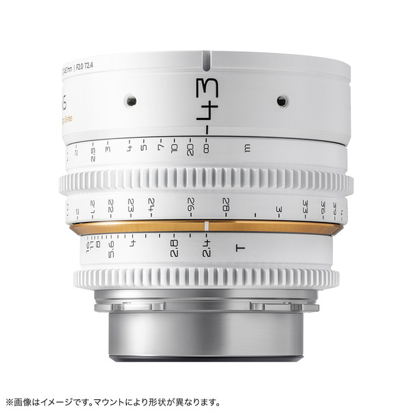毒鏡 DL-MP43-EF-W ホワイト DULENS APO Mini Prime [単焦点 シネマレンズ キヤノンEFマウント]