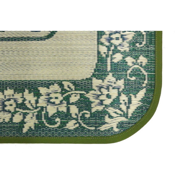 萩原 81906702 国産い草ラグ エンペラー 200&times;300 グリーン メーカー直送｜XPRICE店