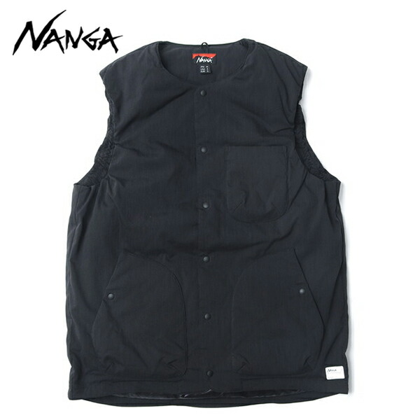 NANGA ナンガ ヒノック リップストップ インナーダウン ベスト HINOC RIPSTOP INNER DOWN VEST BLK L ND2441-1N304-A N0001914|XPRICE店