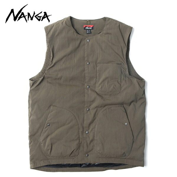 NANGA ナンガ ヒノック リップストップ インナーダウン ベスト HINOC RIPSTOP INNER DOWN VEST AMG XL ND2441-1N304-A N0001920|XPRICE店