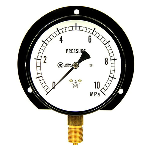 右下精器製造 汎用圧力計B100・G3/8 S-42・10.0MPA