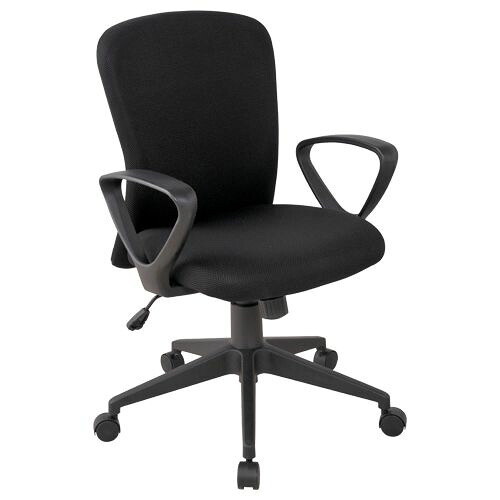 【法人限定】 カグクロ シャトルチェア(肘付) DCSC-001-A-BK メーカー直送 9,702円