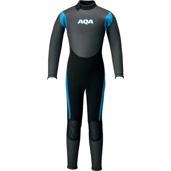 AQA(エーキューエー) キッズスキンフルスーツ3 ブルー 130cm KW4507A 66|XPRICE店