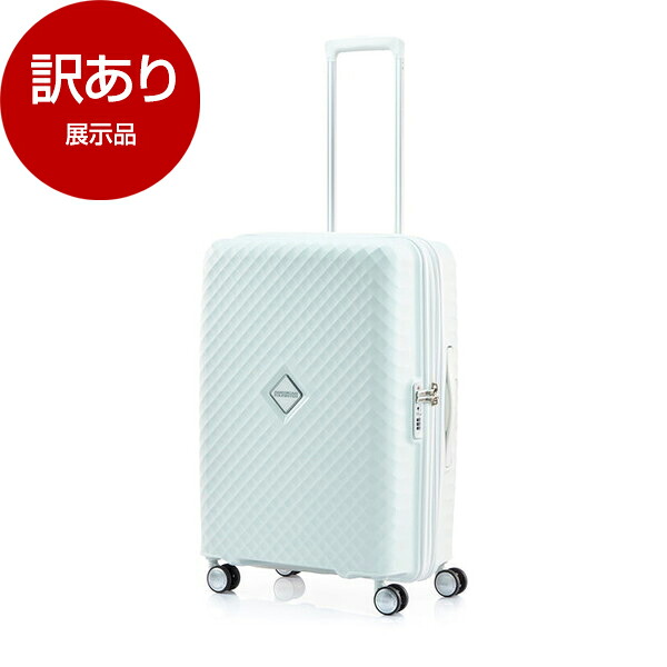 【展示品】 サムソナイト QJ2*35002 SQUASEM SPINNER 66cm EX OWHITE 【アウトレット】