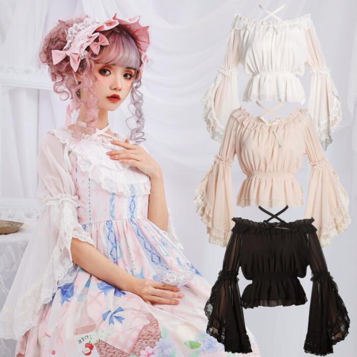 レース シャツ ブラウス レディース ロリータ フリル 夏 姫袖 半袖 チュール レースブラウス 透け フリル ロリィタブラウス シンプル フォーマル おしゃれ 楽天市場】レース ブラウス 半袖 ロリータ ブラウス レディース