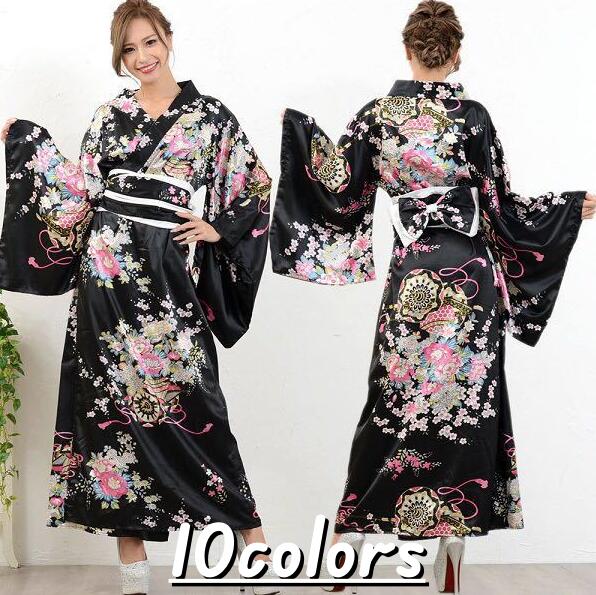 Amazon | [BXGLL(桜)] 浴衣 和服 コスプレ衣装 和風